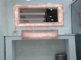 ROSE QUARTZ BLACKLIT  MIRROR FRAMES